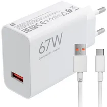 Carregador Xiaomi 67W Hypercharge Combo MDY-12-Eh USB de 67 Watts + Cabo USB-C