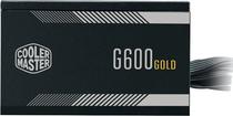 Cooler Master Fuente G600 Gold Metal 100-240 V ~ 10-5A / 50-60HZ. Black