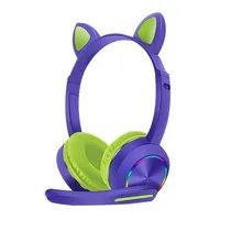 Fone de Ouvido AKZ-K23 / Bluetooth / LED / Azul