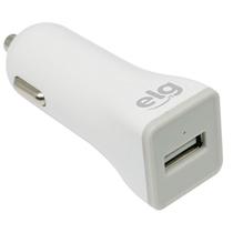 Cargador Vehiculo USB Elg CC1SE Blanco