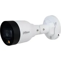 Câmera de Vigilância IP Dahua Bullet DH-IPC-HFW1239S1-LED-S6 Full Color 2MP - Branco