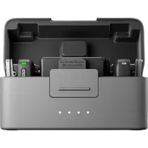 Microfone Sem Fio Dji (2TX + 1 RX + Estojo de Carga) - Preto