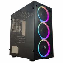 Gabinete Sate K867 Gamer 3FAN Preto RGB ATX