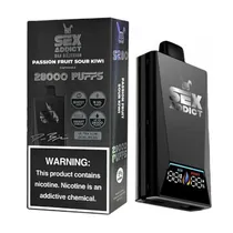 Pod Descartável Sex Addict Black S280 Passion Fruit Sour Kiwi 28.000 Puffs
