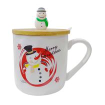 Taza Navidena Muneco Nieve 350ML