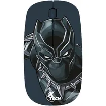 Mouse Wireless Xtech XTM-M340BP Pantera Negra 1600DPI Ajustável/4 Botões - Cinza
