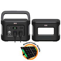 Estacao de Energia BAK G4109-110 com Kit Solar 600W/110V/60HZ - Preto