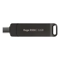 Pendrive Patriot Rage R500 32GB USB-C/USB 3.2 - Preto PE32GR550DSAD