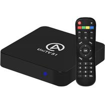 Receptor Fta Unitv S1 4K Uhd com 1/ 8GB Wi-Fi/ Bluetooth/ A7.1/ Bivolt - Preto