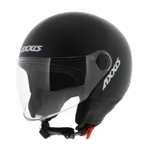 Capacete Axxis Square s Solid A1 - Aberto - Tamanho M - Matt Black