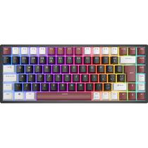 Teclado Mecanico Royal Kludge RK84 75% RGB Sem Fio Switch Red - Warrior (Portugues)