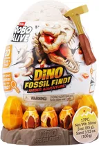 Robo Alive Dino Fossil Find Amber Adventure Zuru - 71153