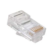 Conector RJ45 CAT5F/CAT6 Paquete c/100 Unidades