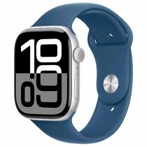 Apple Watch S10 MWWM3LW/A Aluminium Case 46MM Silver - Sport Band Denim M/L