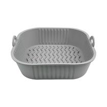 Molde Cuadrado de Silicona para Air Fryer MD-215G 22 X 5 CM Gris