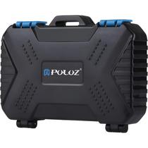 Estojo de Cartao Puluz PU5004 22 Em 1 com Leitor - Preto/Azul