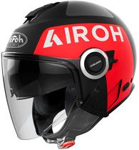 Capacete para Moto Airoh Helios Up - Tamanho MS (56) - Black Matt