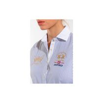 Camisa La Martina Feminina Eq.JWC304 03 - Faixa Azul