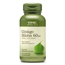 GNC Ginkgo Biloba 60MG 100 Cápsulas