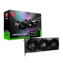 Placa de Vídeo RTX4060TI 16GB MSI Gaming X Slim Black GDDR6 912-V517-084