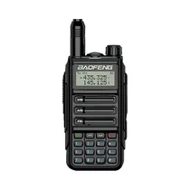 Walkie Talkie Radio Baofeng UV-16 Pro Dual Band / 10W / 7.4V / 128 Canales / 136-174MHZ / 400-520MHZ - Negro
