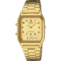 Relógio Casio AQ-230GA-9BHDF Unissex - Dourado