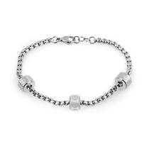 Pulseira Feminina Freelook FRJ.3.3009-1 de Aco Inoxidavel - Prata