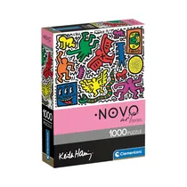 Rompecabezas Clementoni Novo Art Series Keith Haring 39756 1000 Piezas