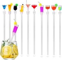 Rastal Stirrer p/Coctail Vidrio Disenos Varios Transparente