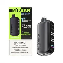 Dispositivo Descartavel Nik Bar Ice Baby 40000 Puffs Sour Apple Ice