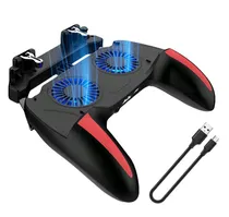 Controle Joystick Xo H10 (Dupla Ventoinha/Power Bank 2500MAH) - Preto