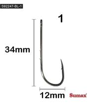 Sumax Pesca Anzuelo S92247-BL Acero Inoxidable 1" Plateado