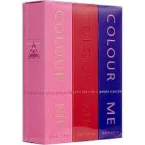 Colour Me Perfume Kit Kit Red Purple Pink Eau de Parfum 3X50ML Desconocido