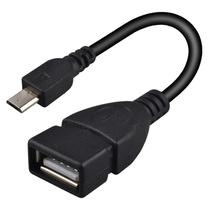 Adaptador HLD USB Otg Femea para Micro USB - Preto