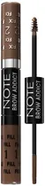 Gel para Sobrancelha Note Brow Addict 2IN1 02 Light Brown