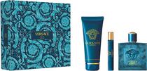 Kit Perfume Versace Eros Parfum 100ML + 10ML + Shower Gel 150ML - Masculino