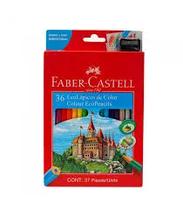 Faber Castell Lapiz Ecolapices Caja Carton 36 Colores Rojo