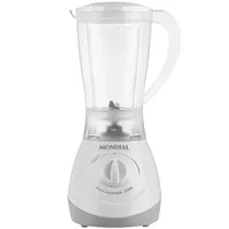 Liquidificador Mondial Easy Power L-550-W 550 Watts 2 Velocidades + Pulsar 220V ~ 50/60 HZ - Branco/Cinza