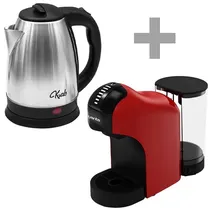 Cafeteira Quanta Pure Flavour 3 Em 1 QTCMC50 220V ~ 50/60HZ + Jarra Elétrica Krab