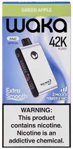Vape Descartável Waka KA42 Green Apple 42000 Puffs