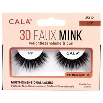 Cala 3D Faux Mink Pestaña #35112 Icy