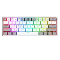 Teclado Redragon K616-RGB Fizz Pro White/Gray Sfio