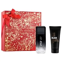 Kit Perfume Carolina Herrera 212 Vip Black 100ML + Gel de Banho 100ML - Masculino