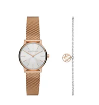 Armani Exchange Reloj AX7121 Gold + Pulsera