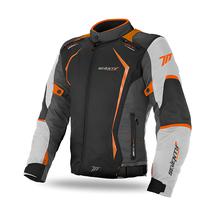 Jaqueta para Motociclista Seventy Degrees Winter Racing Man SD-JR47 - Tamanho M - Preto/Laranja