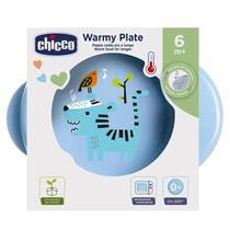 Chicco Nursery Plato Termo Azul 6M+ Detalles En El Producto 6M+ Azul