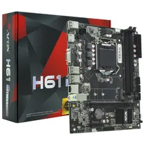 Placa Mãe Afox IH61-MA5-V6 Socket LGA 1155 / VGA / DDR3
