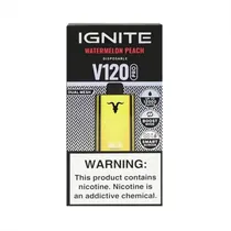 Dispositivo Descartavel Ignite V120 Pro 12000 Puffs Gold Watermelon Peach