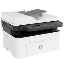 Impressora Multifuncional HP Laser MFP 137FNW 4 Em 1 com Wi-Fi 110V - Branca/Cinza