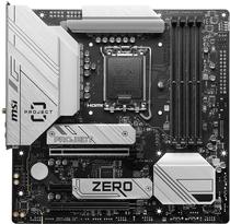 Placa Mãe MSI B760M Project Zero LGA1700/ 4XDDR5/ M.2/ PCI-e/ HDMI/ DP/ USB-C/ Wifi